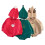 (Red ,73cm)Pezzo unico manica lunga bambino con materiale spesso e cappuccio Natale per 6