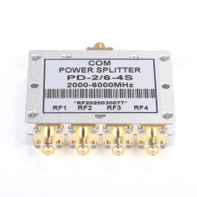 2-6G Microstrip Power Splitter 1 to 4 RF Microstrip Power Splitter 2000-6000MHz SMA-K Power Divider