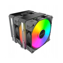CPU-koeler toren zwart - MONTECH - Ventilator 120 mm - ARGB - 1 ventilator - 800-2000 t/min