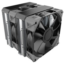 Zwarte processor koellichaam - MONTECH - NX600 - Ventilator 120 mm - 800–2000 t/min - 34,17 dB