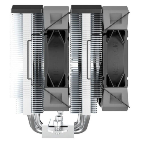 Zwarte processor koellichaam - MONTECH - NX600 - Ventilator 120 mm - 800–2000 t/min - 34,17 dB 2