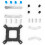 Zwarte processor koellichaam - MONTECH - NX600 - Ventilator 120 mm - 800–2000 t/min - 34,17 dB 5