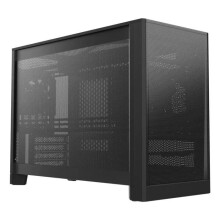 Mini-toren behuizing - MONTECH - Ten Noir - Staal en gehard glas - mATX / mini-ITX - Glazen zijpaneel