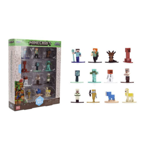 Jada - Figur - Minecraft 4cm Set 12 Teile - #2 - Ab 3 Jahren