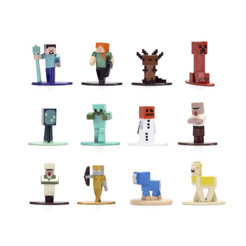Jada - Figur - Minecraft 4cm Set 12 Teile - #2 - Ab 3 Jahren 2