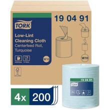 Premium pluisvrije schoonmaakdoek - TORK - 190491 - 60m x 16,5cm - set van 4 rollen