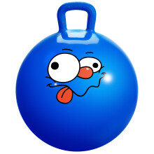 INPODAK 18inch Space Hoppers for Kids Age 3-6 Blue Hopper Ball with Pump