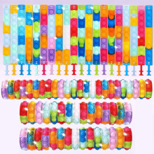 72 PCS Pop Bracelet for Kids, Fidgets Sensory Toys