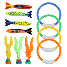 Underwater Diving Toy 11 PCS, Swimming Pool Toys Set for Children, Dive Sticks for Swimming Pool, Underwater Diving Game Pool Training Toys