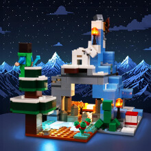 Led Light Kit for Lego Minecraft The Frozen Peaks 21243, Led Lighting Set for Minecraft Lego 21243 The Frozen Peaks