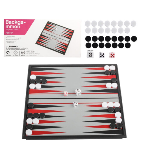 Andux Foldable Magnetic Backgammon Portable Board Game Set CXSLQ-01 (S) 2