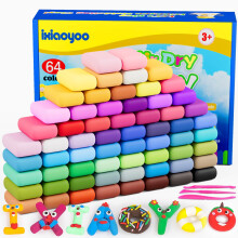 Ixiaoyoo Air Dry Clay, 64 Colors Modelling Clay for Kids with Tools