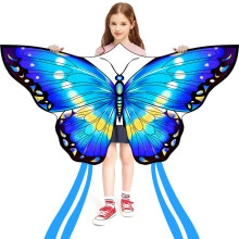 HONBO Butterfly Kites for Kids & Adults,55" x 28" Large Beginner Kite for Kids Ages 4-8,Easy to Fly for Beginners,Beach Kites for Outdoor Activities