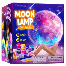Paint Your Own Moon Lamp Kit, Arts and Crafts for Kids, Gifts for Girl Boy