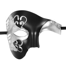 Oidea Masquerade Mask for Men: Vintage Phantom Of The Opera Mask Halloween Costume Prom Venetian Mardi Gras Half Face Party Masks