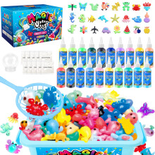 MOMSIV 20 Color Magic Water Gel Kit, Magic Aqua Elf Kit for Kids with 24 Moulds