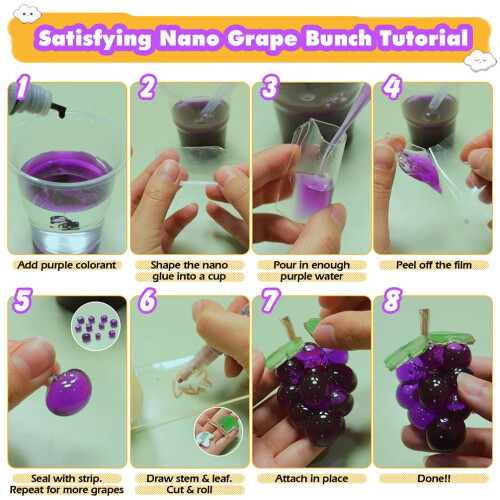 Nano Tape Squishy Kit DIY Fruit 2