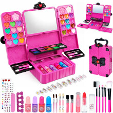 Kids Makeup Set For Girls - Childrens Make up Kit Birthday Gift Age 4‑12