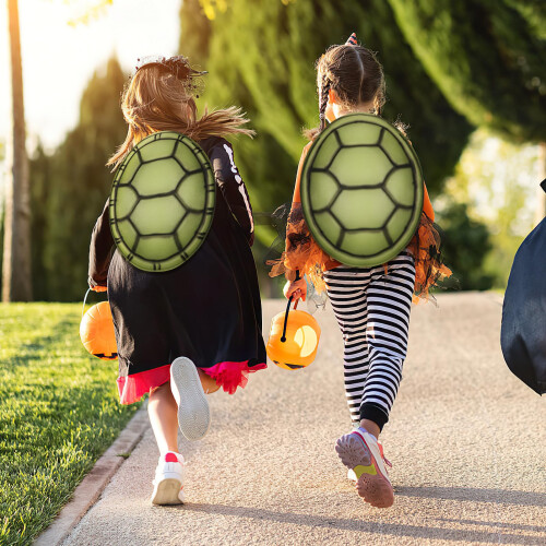 Alipis Turtle Shell Backpack: 2PCS Novelty EVA Tortoise Shell Props with Elastic Band 2