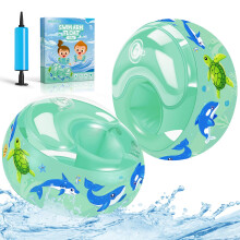 WEARXI Arm Bands for Kids - Swimming Armbands with Dual Airbags