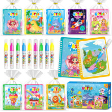 LIKYMO 16 Magic Water Colouring Books Party Bag Fillers for Kids