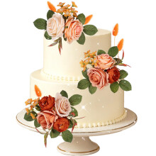 Wedding Flowers Cake Toppers Rose Flowers for Cake Decorating