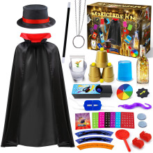 PATIFEED Magic Set with Magician Costume, Top Hat For Kids