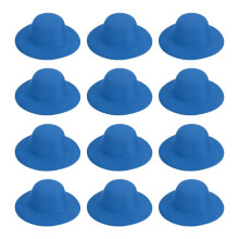 PATIKIL Mini Formal Hats, Miniature Doll Hats Mini Top Hat for Crafts Hair Accessories Decorate Doll Snowman