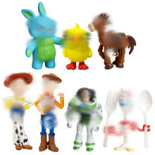 Cake Toppers Figures Kids 6Pcs Toy Figures Cake Decoration Toys Dolls Mini Action Figure Set Birthday Cake Decoration Party Supplies for Kids, Girls