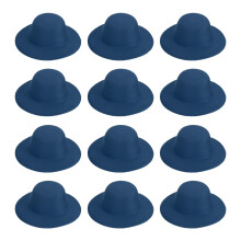 PATIKIL Mini Formal Hats, Miniature Doll Hats Mini Top Hat for Crafts Hair Accessories Decorate Doll Snowman