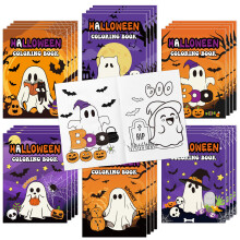 24Pcs Halloween Ghost Coloring Books for Party Favours Activity Set