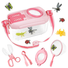 Bug Hunting Kits for Children - 5 Pcs Kids Bug Catching Kit with 12 Fake Insects, Outdoor Explorer Kit Toys for Toddlers