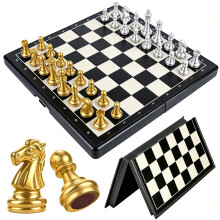 Large Magnetic Chess Set, Portable Travel Chess Set for Outings