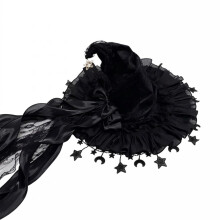 Witch Hat for Women Gothic Wizard Hat for Adult Halloween Costume Accessory