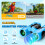 Binoculars - Exploration Cards - Compass - Magnifying Glass - Adventure Kit (Light Blue) 5