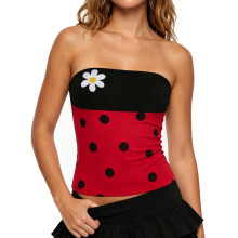 Women Y2k Camisoles Crop Top Ladybug Bee Halloween Costume Going Out Tops