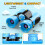 Binoculars - Exploration Cards - Compass - Magnifying Glass - Adventure Kit (Light Blue) 7