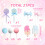 Ice Cream Candy Cake Topper Candyland Cake Decorations 2