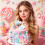 Ice Cream Candy Cake Topper Candyland Cake Decorations 6