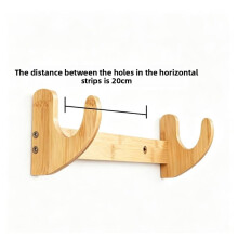 (39x8x9.7cm)Wooden Weapon Collection Shelf With Multiple Layers For Wall Mount In Living