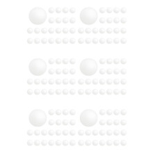 150 Pieces Acrylic Size Round Mirror Adhesive Small Round Mirror Mirror Tiles for Crafts (4 Inch in Diameter)
