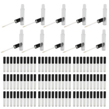 100 Tubes de Brillant à LèVres Vides de 10 Ml Transparents, Flacons de Baume à LèVres Rechargeables, Bouteilles en Plastique pour Brillant à
