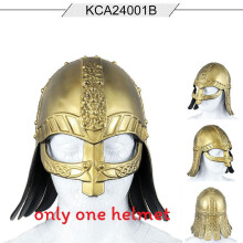 (Gold) Vintage Viking Headpiece With Rubber Construction For Halloween Cosplay Wear
