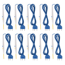 10Pcs Disposable Surgery ESU Pencil High Frequency Disposable Electrosurgery LEEP Unipolar Electric Knife Pen