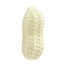 (Peanut) Latex Dog Chew Toy With Sound Durable Football For Small Breed Playtime Training
