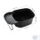 (Black Clamp)Kitchen Sink Strainer Basket Multipurpose Corner Garbage Storage Drain Basket 1