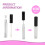 100 Pcs 10 Ml Empty Lip Gloss Tubes Clear  Refillable Lip Balm Gloss Containers Bottles Plastic Lip Gloss Containers 7