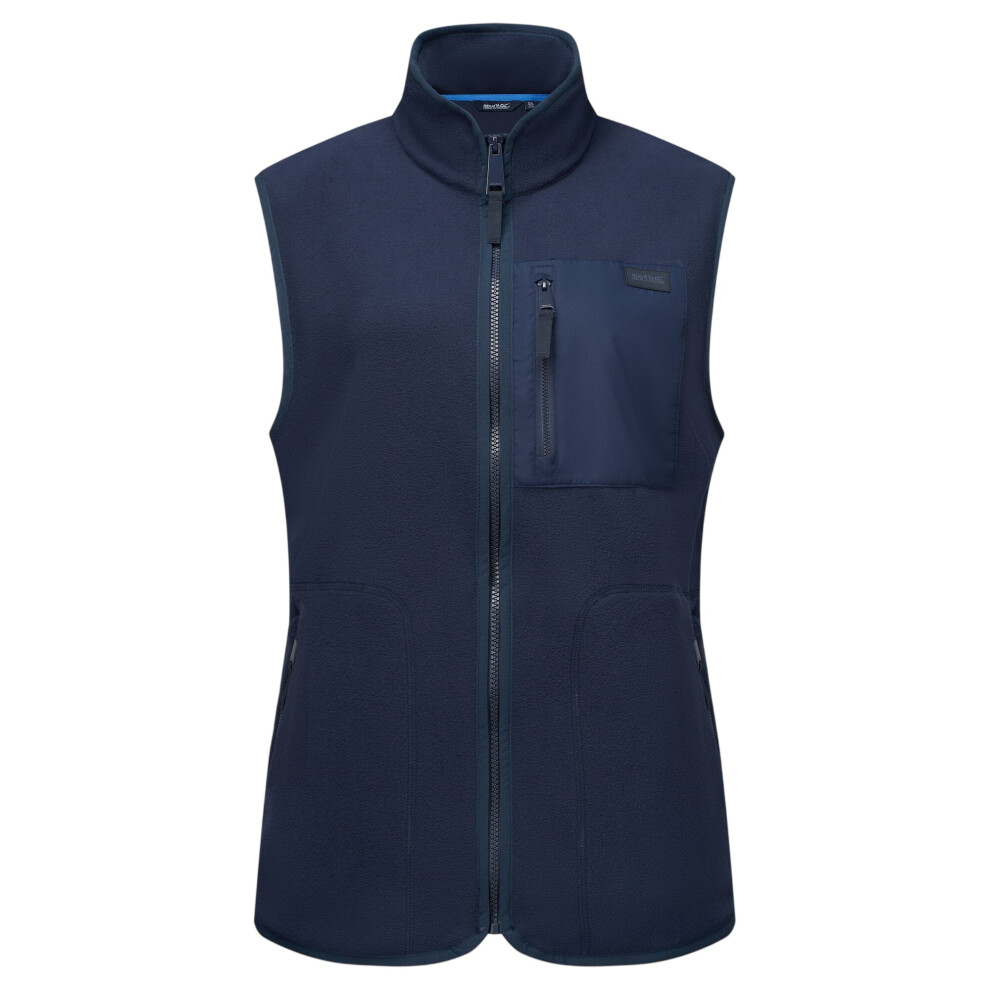 Regatta Women's Frankie Microfleece Body Warmer - Navy - 16 Uk - Navy - 70% Polyester/30% Recycled Polyester - Image 2