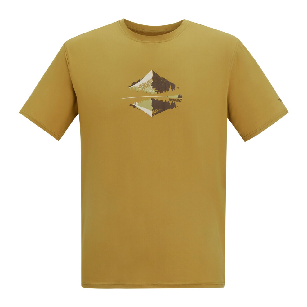 Regatta (3Xl, Wood Brown) Mens Fingal Scenery Stretch T-Shirt