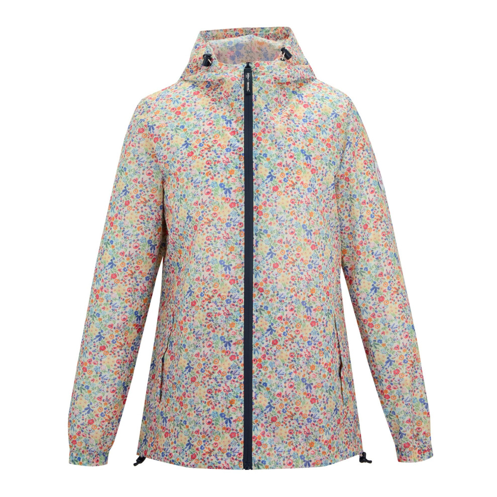 Regatta Cath Kidston Ditsy Floral Waterproof Shell Jacket for Women, Cream, Size 16 - Image 2